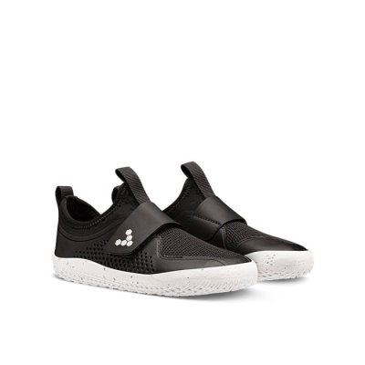 Vivobarefoot Primus Sport II - Dětské Školní Obuv Černé (SGP184637)